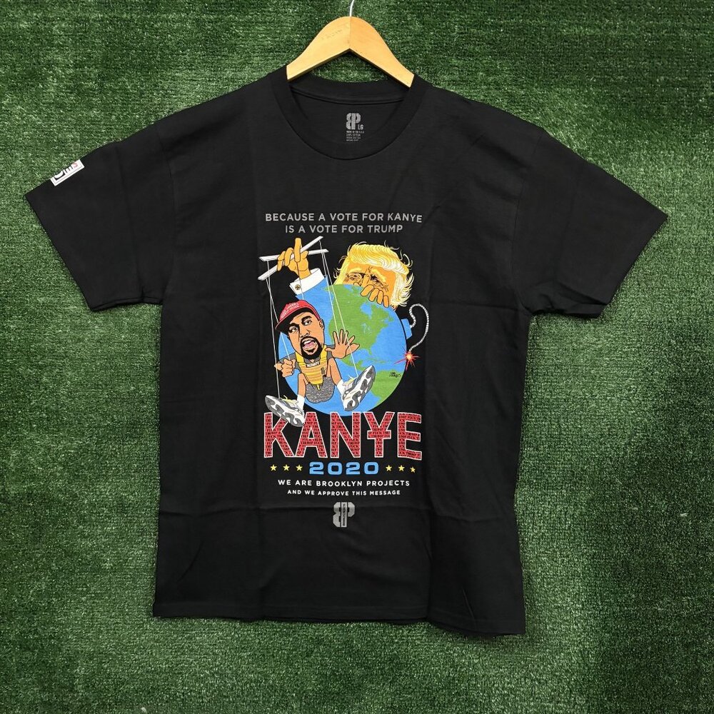 Brooklyn Projects Kanye West Political Tshirt size Large